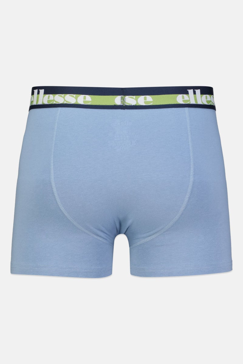 Ellesse Men 3 Pieces Brand Logo Trunks, Multicolor - Image 4